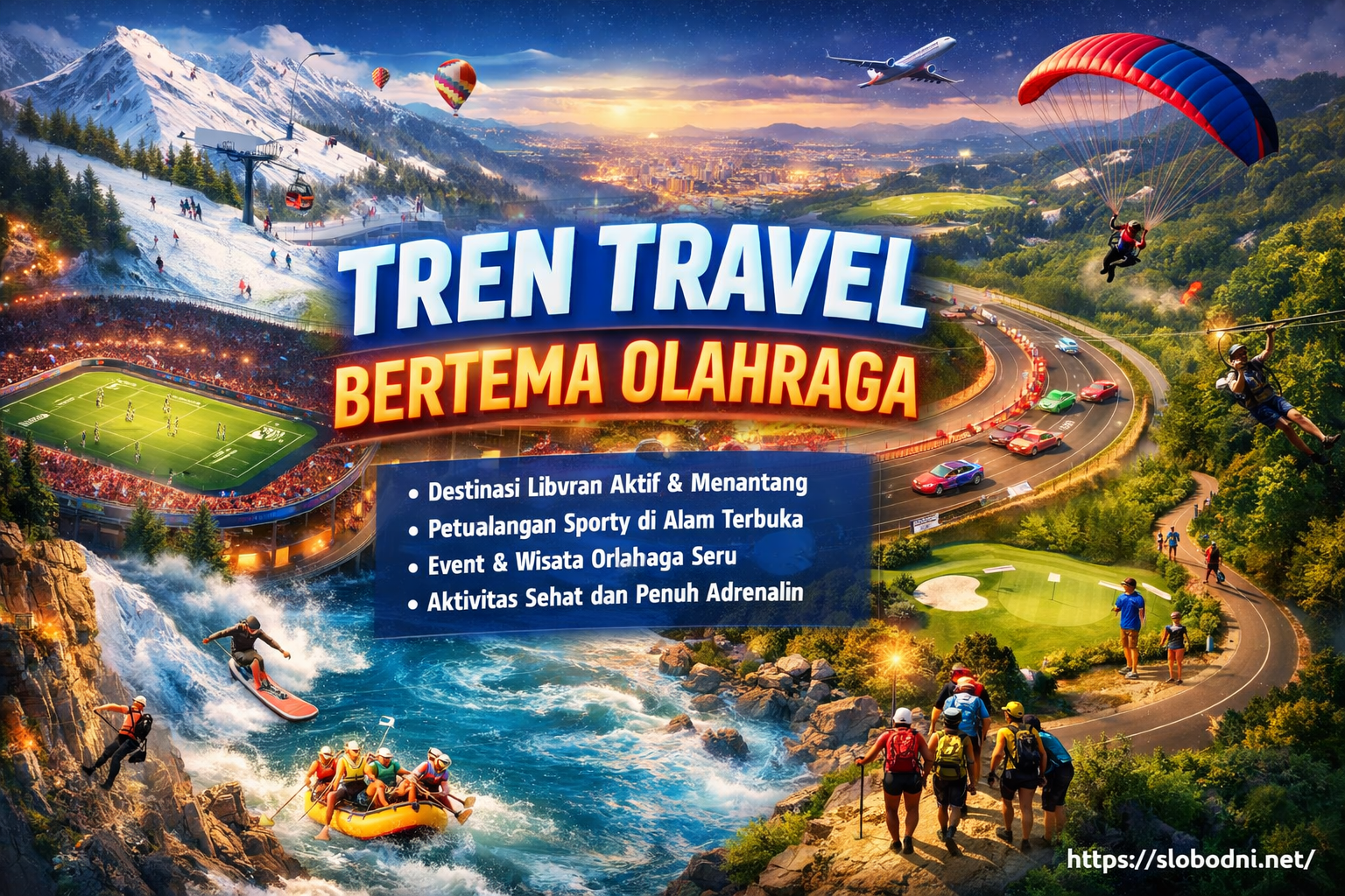 Tren Travel Bertema Olahraga