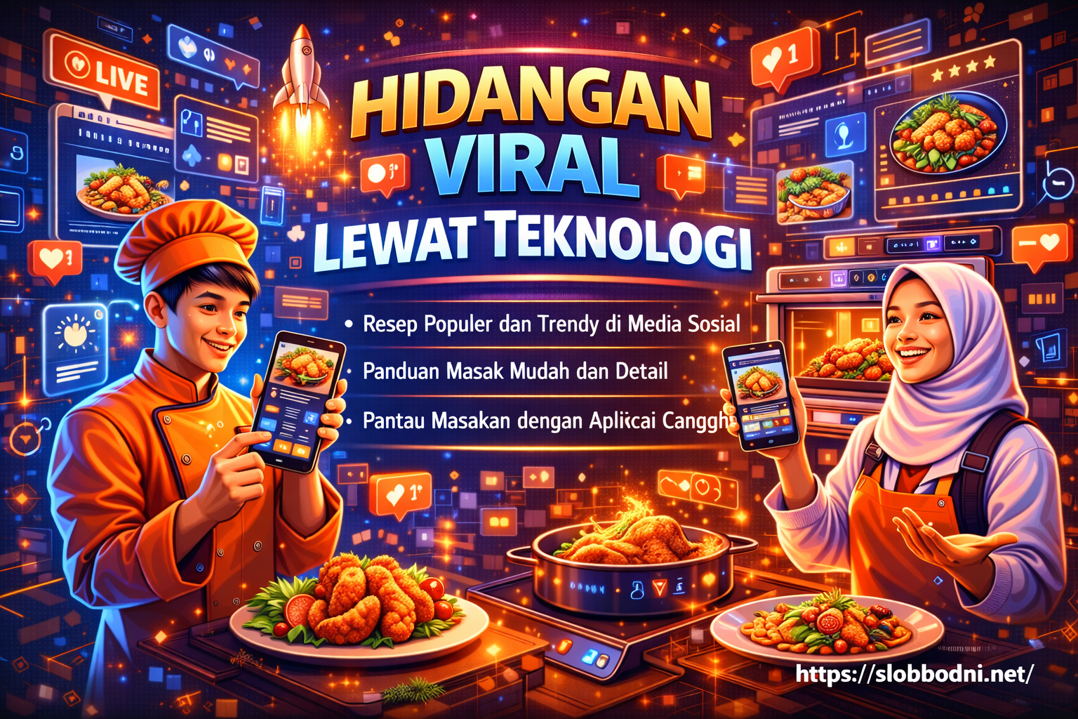 Hidangan Viral Lewat Teknologi