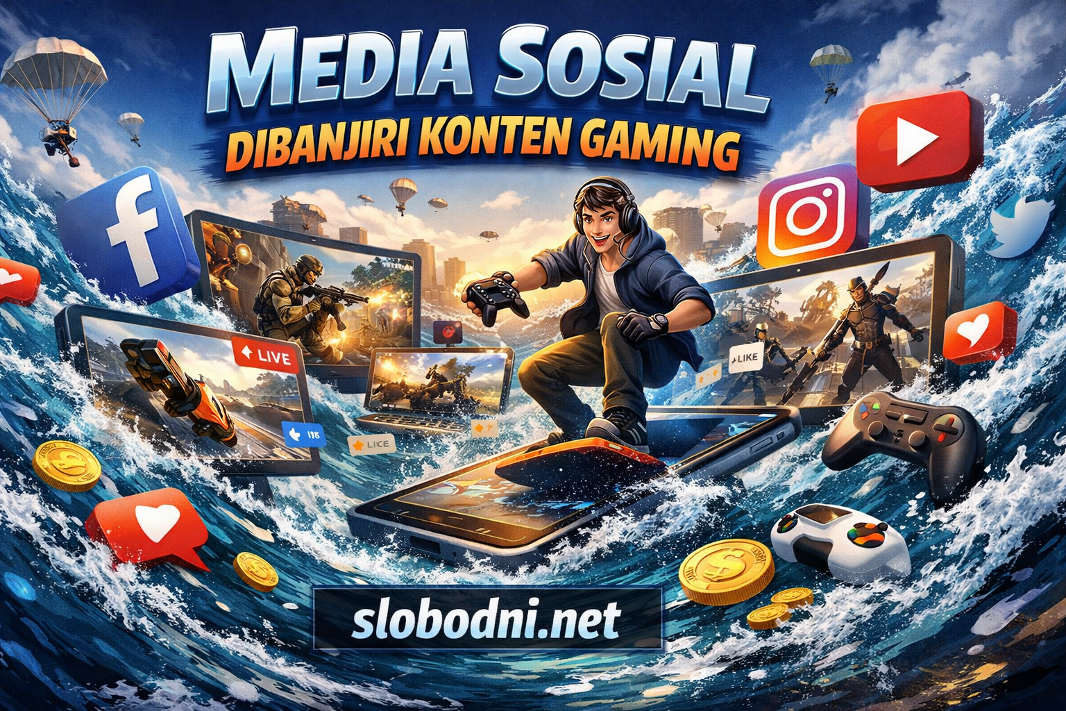 Media Sosial Dibanjiri Konten Gaming