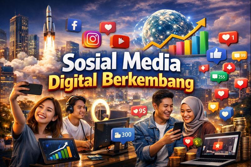 Sosial Media Digital Berkembang