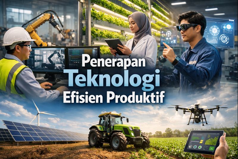 Penerapan Teknologi Efisien Produktif