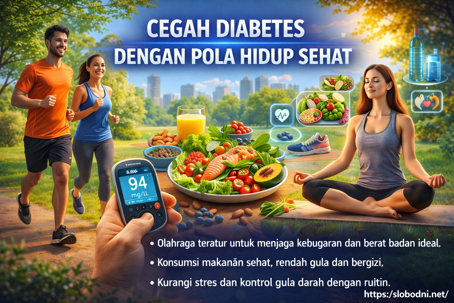 Cegah Diabetes Dengan Pola Hidup Sehat