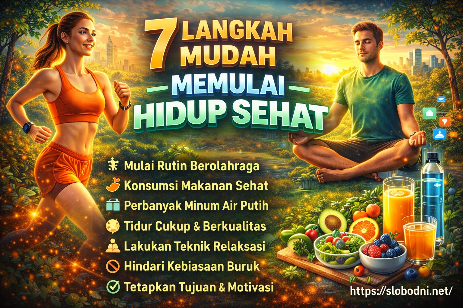 7 Langkah Mudah Memulai Hidup Sehat