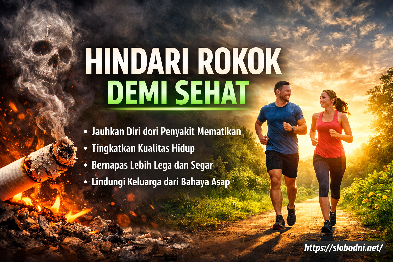 Hindari Rokok Demi Sehat